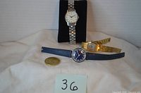 Group shot of three Timex ladies wristwatches