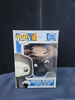 Front view of boxed Emperor Palpatine Funko Pop #36