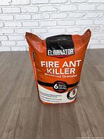 Front view of Eliminator Fire Ant Killer bag