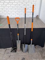 All four Fiskars tools standing for full view