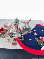 All items overview on table