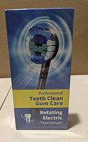 Front of sealed Teetheory rotating electric toothbrush retail box