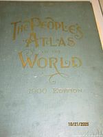 Front cover showing title and 1900 Edition text