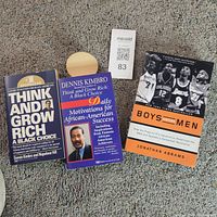 All three books front covers visible