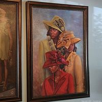 Full view of framed print showing artwork and frame