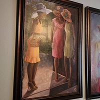 Closer view of upper section with figures