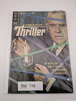 Front cover showing title, Boris Karloff image, Gold Key logo, 25¢ price
