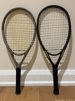 Both Head racquets front view