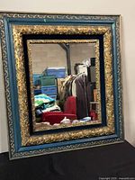 Full view of framed mirror