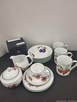 Group shot of all china pieces