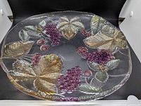 Top view of entire Mikasa Chablis glass serving bowl