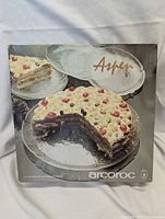 Front of original Arcoroc Aspen boxed set showing product image