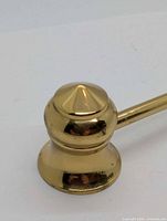 brass candle snuffer head and part of handle