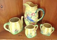 Group shot of all four Maramuto pottery pieces