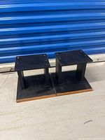 Both stands side by side showing overall design and condition