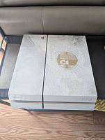 Top view of Sony PS4 Destiny Limited Edition console