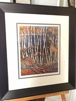 Framed Tom Thomson limited edition print overall view
