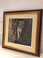 Full view of framed tiger print
