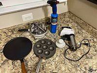 All items arranged on countertop