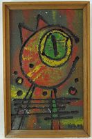 Full view of framed foam wall art