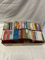 Full view of VCD collection inside box