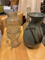 All four items grouped on tabletop