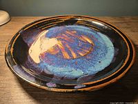 Angled view on surface highlighting glossy finish