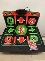 Dance pad and Xbox game overview