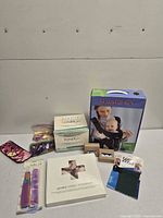 Group shot of all ten items in lot