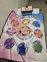 Full view of dance mat with control console attached