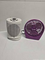 Noma heater and Glacier fan side by side