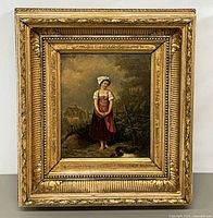 front view framed painting