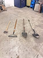 All four tools laid out on floor