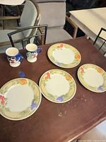 All items overview on table