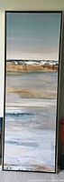 Tall vertical beach canvas front view