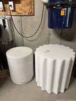 Both ceramic stands side-by-side