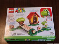 Front of Lego Super Mario 71367 box showing contents and piece count