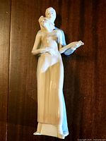 Front view of Royal Doulton Bolero figurine showing dancing couple pose
