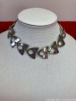 Full view of necklace on bust form