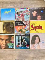 First image showing nine album covers laid out in 3×3 grid