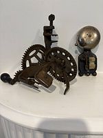 apple peeler and electric door bell side by side