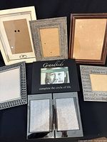 Group shot of all seven assorted frames