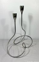 Front view showing full spiral design and two sockets