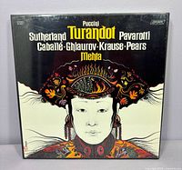Front of sealed Puccini Turandot London Records box set.