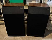 Front view of both Technics SB-4500A speakers