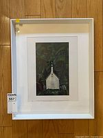 Full framed print with mat and frame