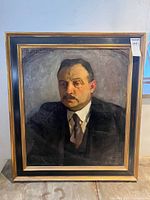 Full view of framed portrait