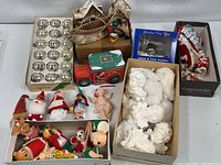 Overview of lot showing all boxes and items