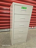 Front angled view of cabinet