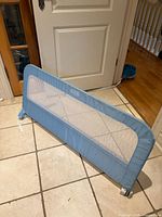 Full view of Summer Infant bed rail standing